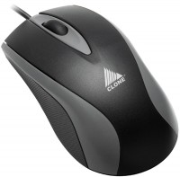 Mouse Optico Clone PS2 Preto/Prata